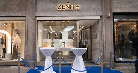 Erste Zenith Boutique in Deutschland in München eröffnet.